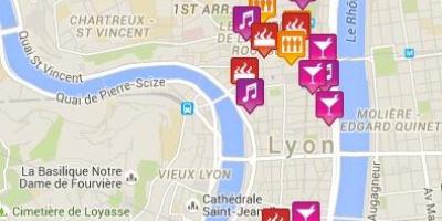Mapa de gay Lyon