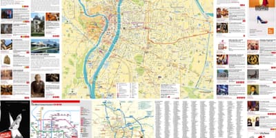 Mapa de Lyon turística 